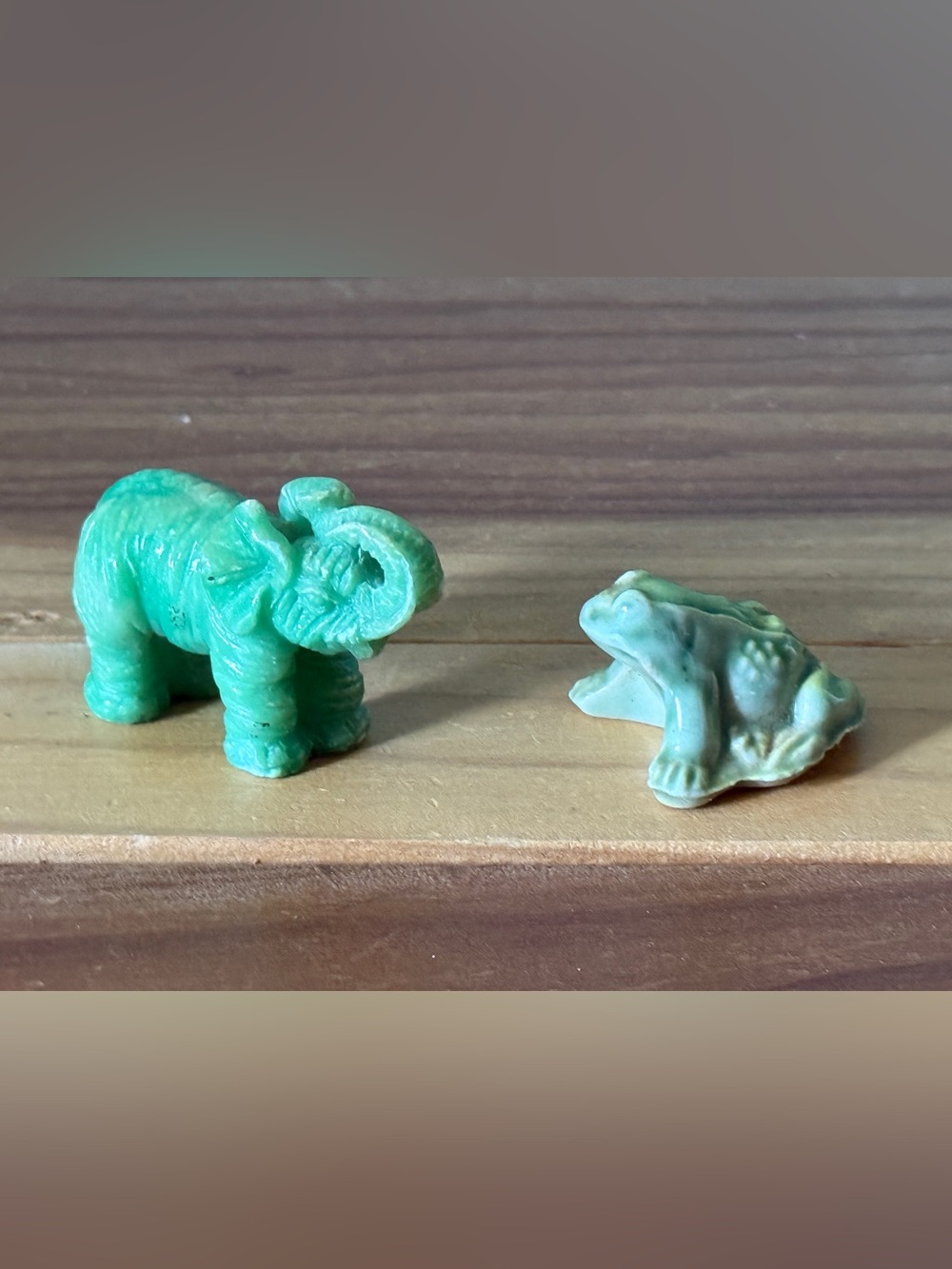 Wade England Frog Figurine & Miniature Elephant Vintage Animal Lot